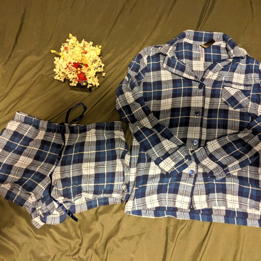 Adore Me Flannel PJ Set - Picture 1 of 1
